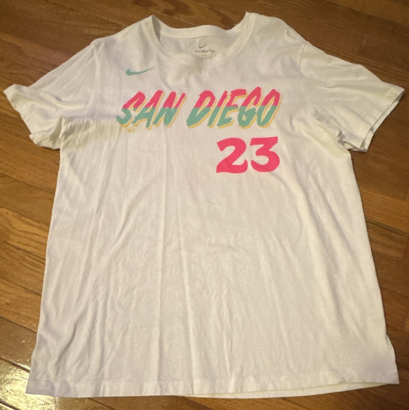 Nike The Nike Tee Fernando Tatis Jr MLB Graphic Print White Men's T-Shirt L gallery