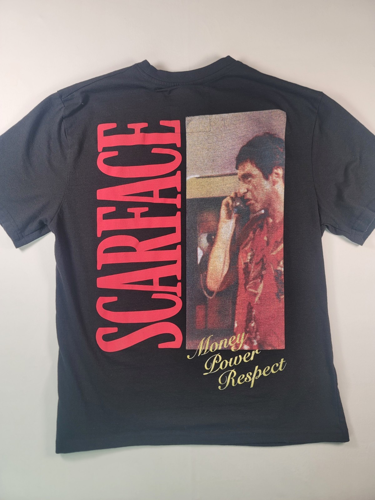 Scarface Money Power Respect Graphic Tee Black Men’s Large READ gallery