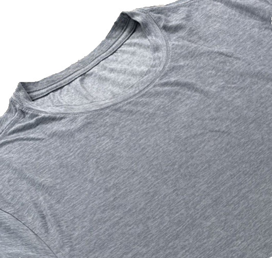Vuori Mens Strato Tech Tee Shirt Short Sleeve Size L Heather Light Blue Athletic gallery