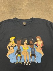 10.Deep Beavis And Butthead NWA Mens Graphic T Shirt Size XL Navy Blue