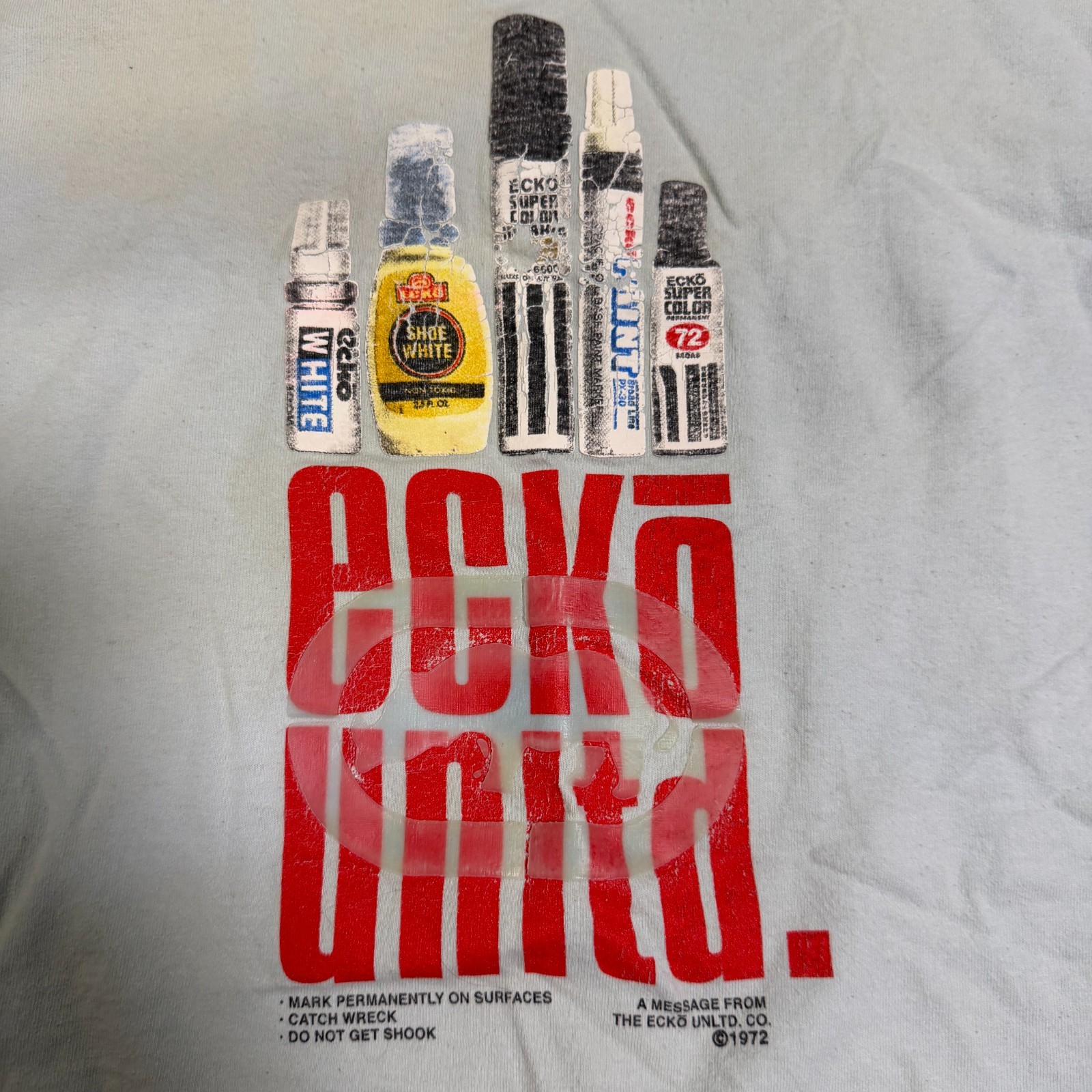 Y2K Ecko Unlimited Markers T Shirt Size Medium ecko.complex Vintage 90s 00s