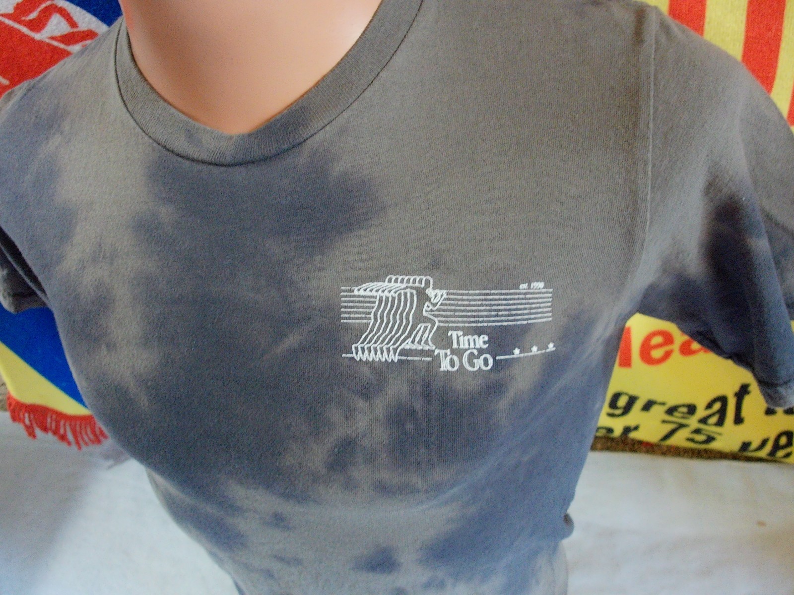 CODY'S RUN CLUB tye dye T Shirt Men's Small Graphic Fitness Jog KO TIME TO GO gallery