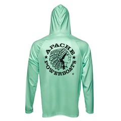 Apache Powerboats Performance UPF Hoodie | Coastal Mint