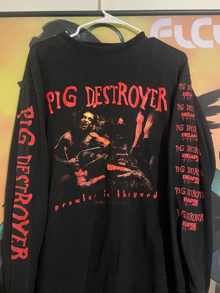 Pig Destroyer Prowler in the Yard Long Sleeve Shirt Unisex All Sizes AC656