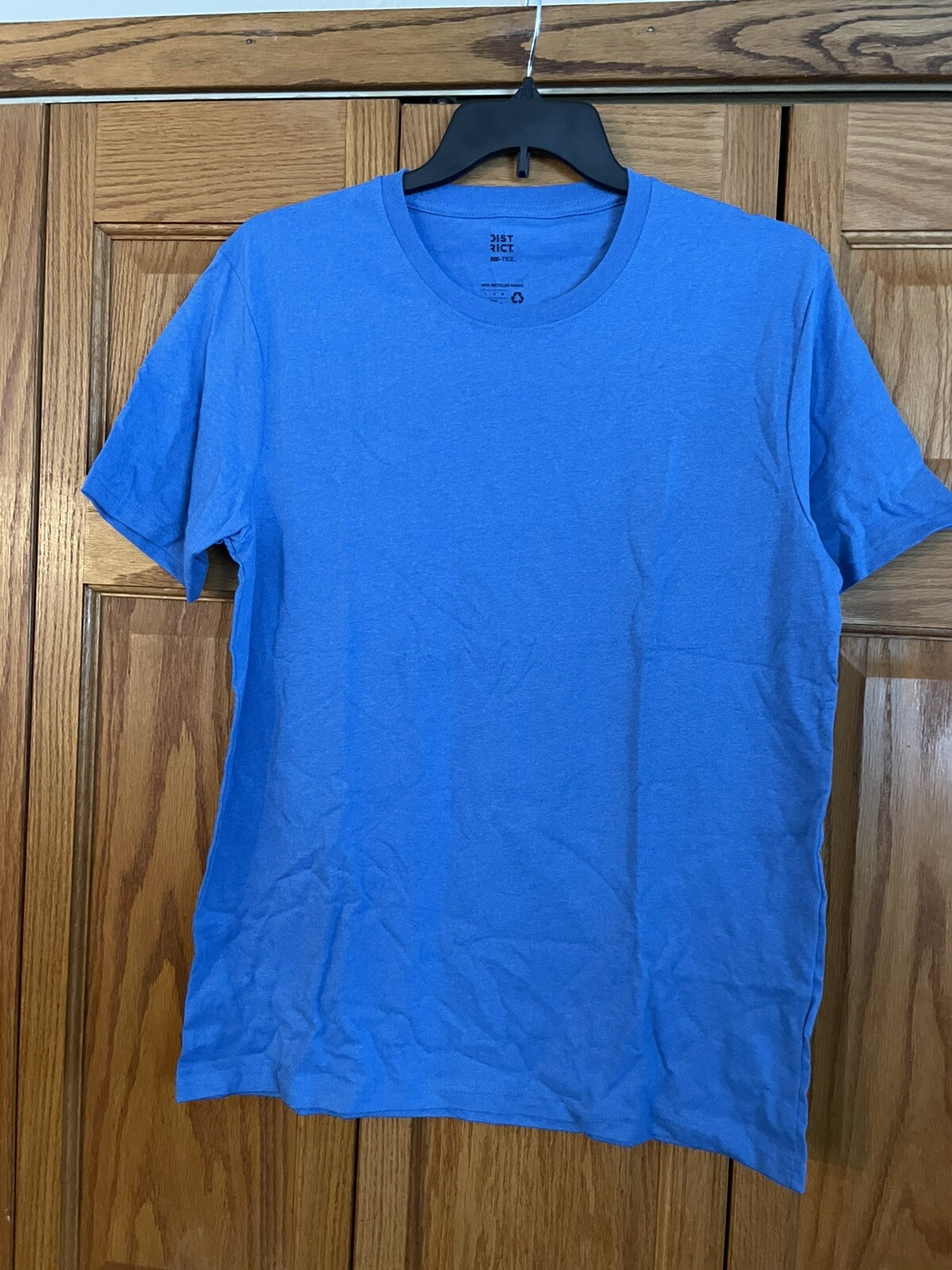 Blue T-Shirt Cotton Blend Unisex Large Dist Rict Perfect New No Tags gallery