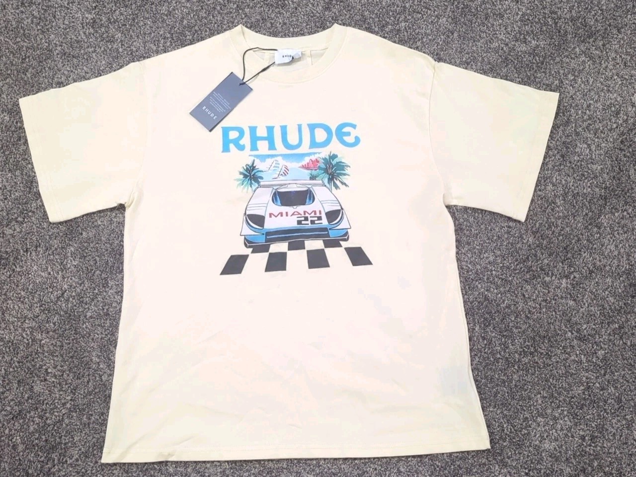 RHUDE Miami 22 T-Shirt Mens Size M Made USA NWT gallery