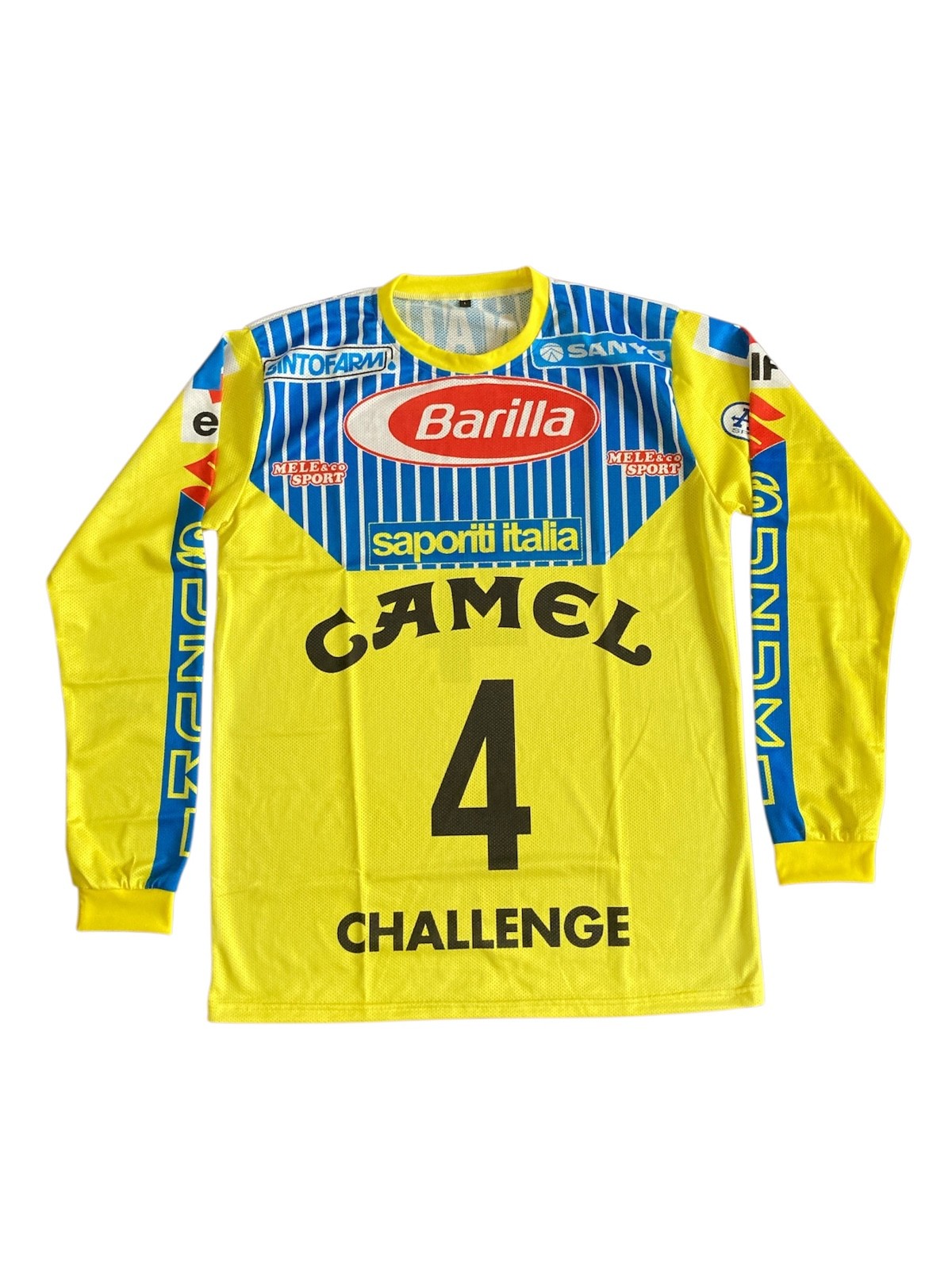 Vintage 80s Suzuki Michele Rinaldi Motocross Dirtbike Shirt Jersey Repro gallery
