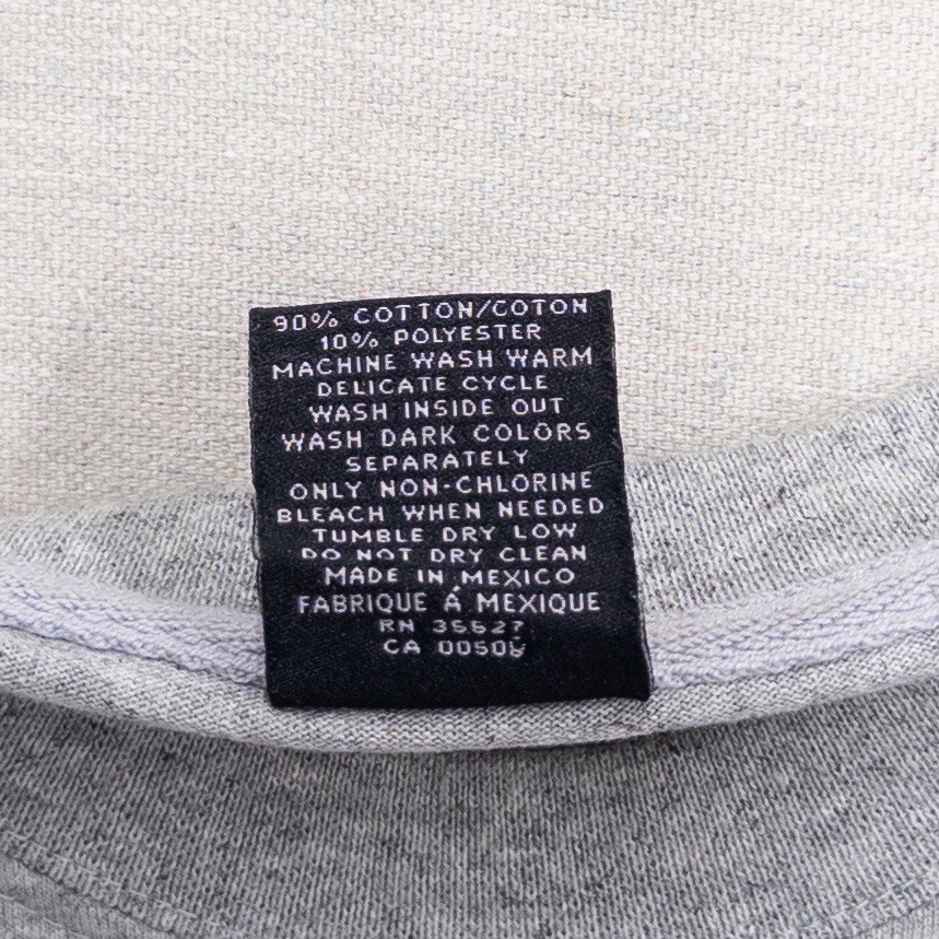 Vintage Marithe Francois Girbaud Gray Graphic Long Sleeve T-Shirt Size L Y2K MFG gallery