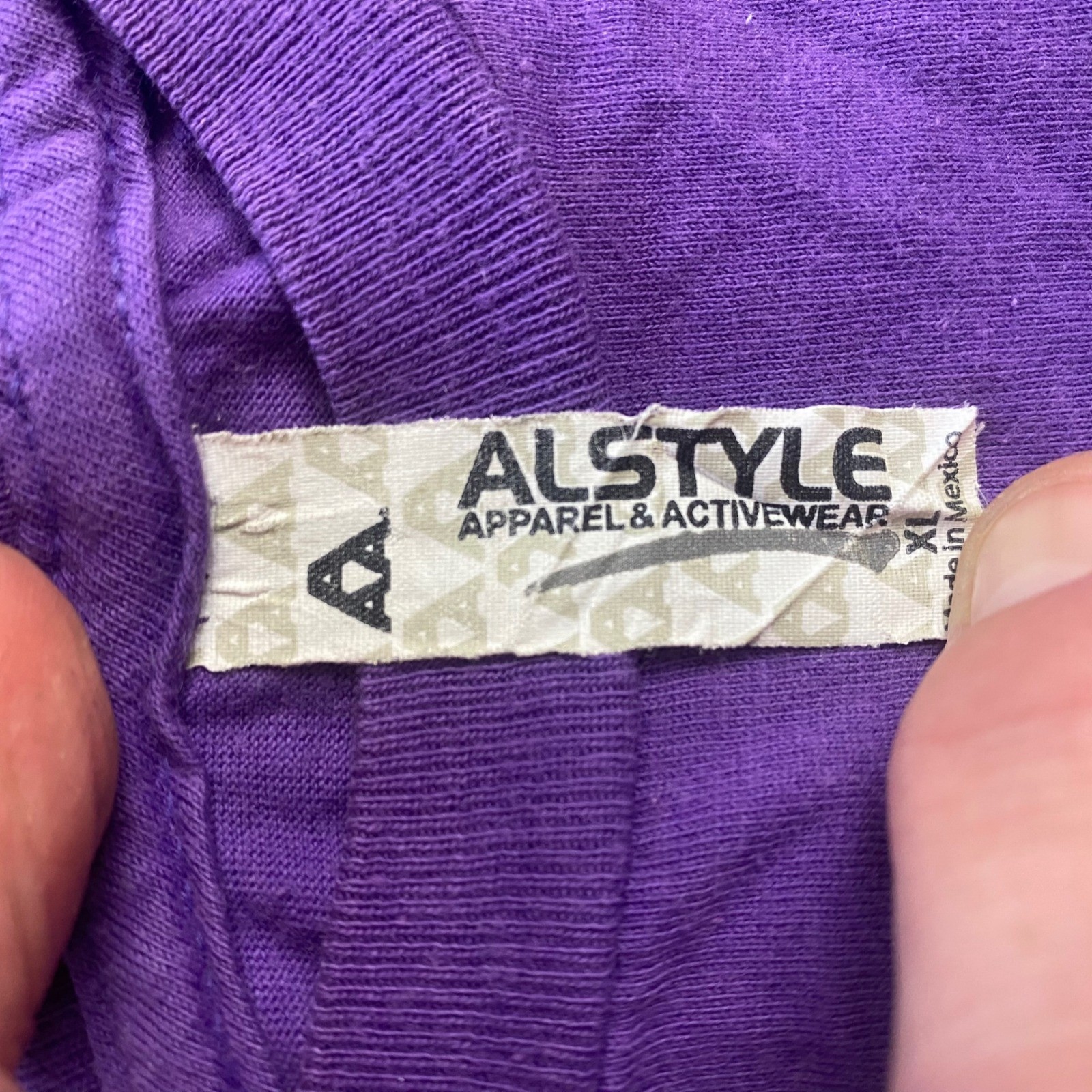 ALSTYLE Apparel Jefferson Airplane Band Activewear Purple Graphic T Shirt Men XL gallery