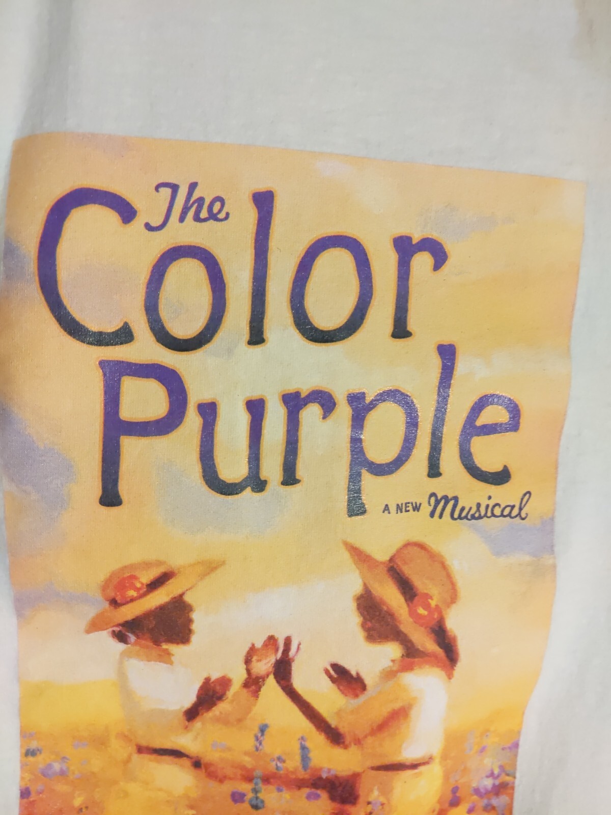 Vintage ‘The Color Purple’ A New Musical Promo Tee Shirt Adult Medium gallery