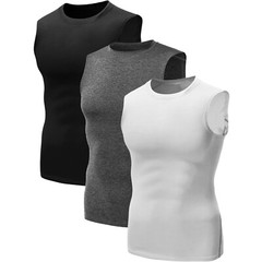 Men’s Athletic Tank Tops Quick Dry Running Muscle Tee Sleeveless Shirts Workout