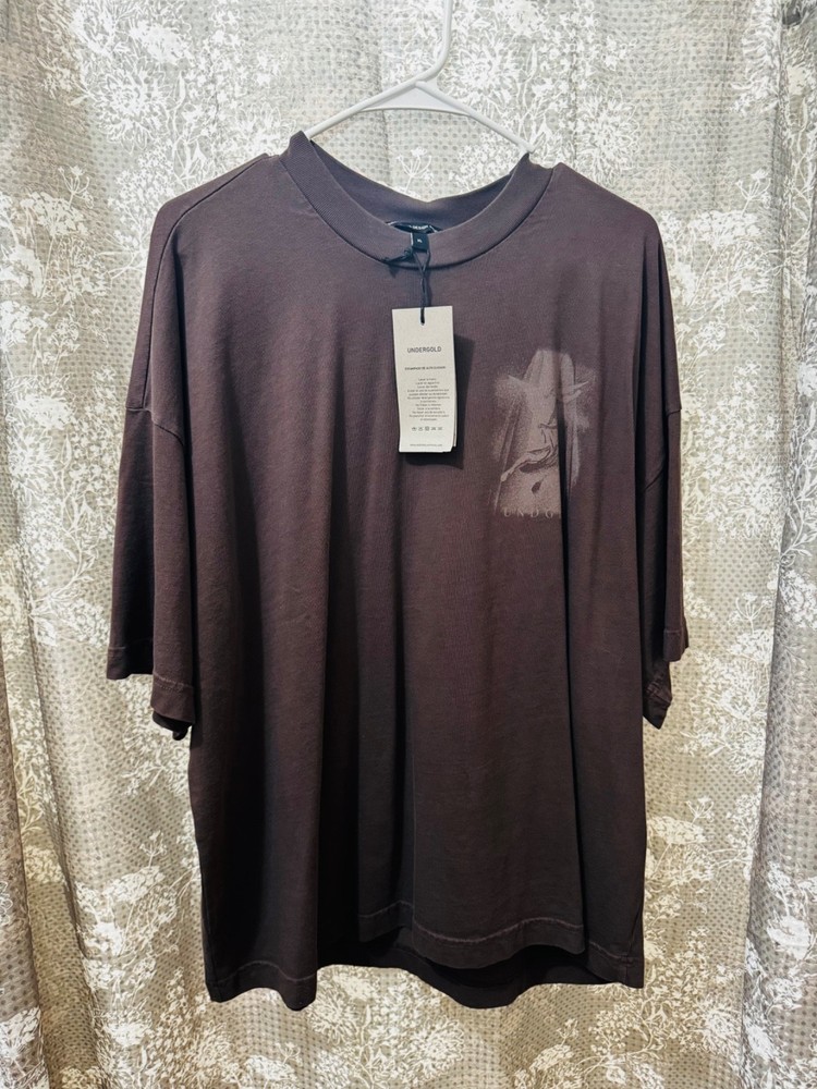 GENUINE UNDERGOLD DESIGN STUDIO ETERNAL ANGEL BROWN SHIRT SIZE X-LARGE