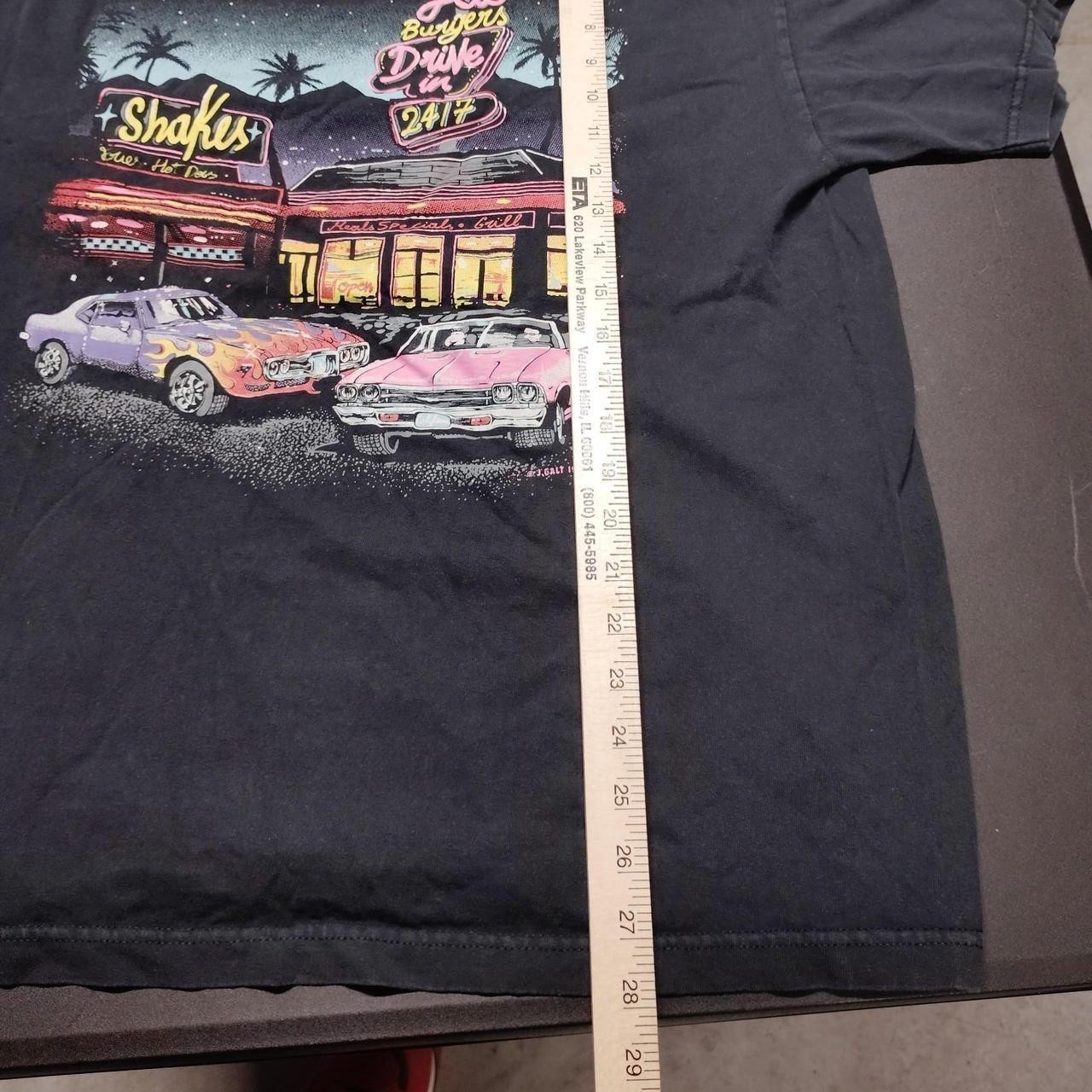 Vintage 1984 J. Galt Men’s Size XL Hot Rod Al's Burgers LA Graphic T Shirt A274e gallery