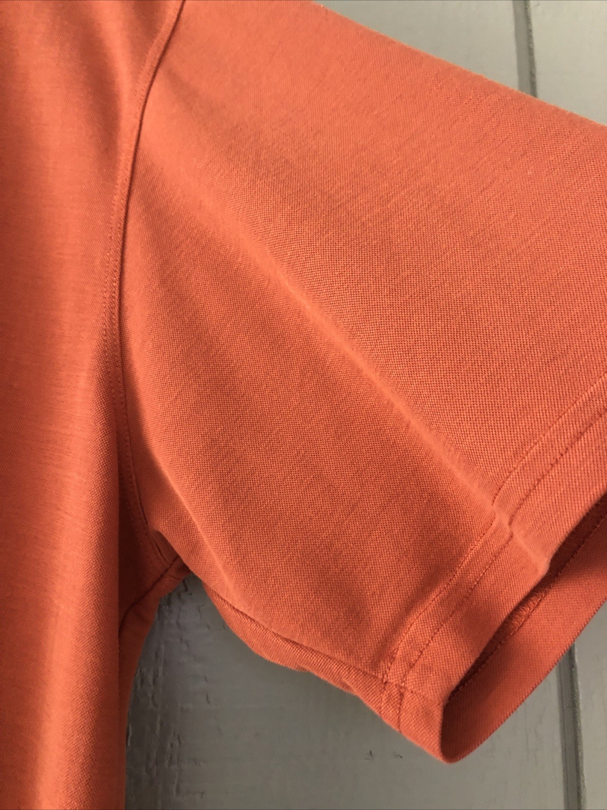I'm Brian Mens T Shirt Rust Orange Made in Italy 55% Rayon Tee Size XL Quality!! gallery