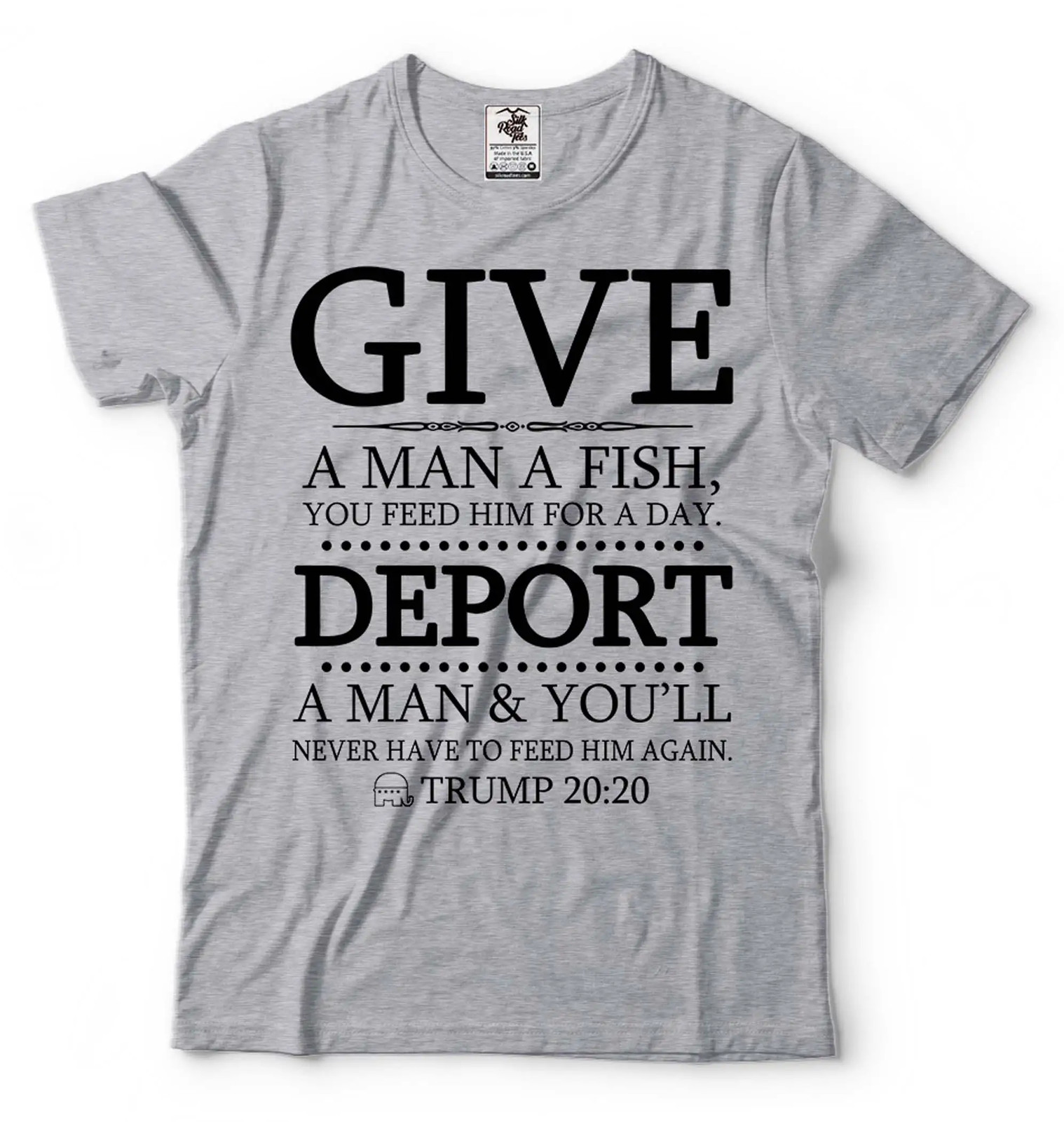 Funny Political Tee Trump 20:20 Shirt Deport A Man Shirt Dad Political Gift gallery