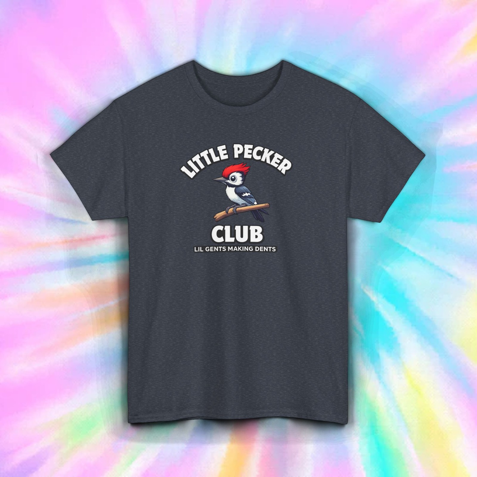 Little Pecker Club Funny Woodpecker Bird Pun Humor Graphic Tee S-5XL gallery
