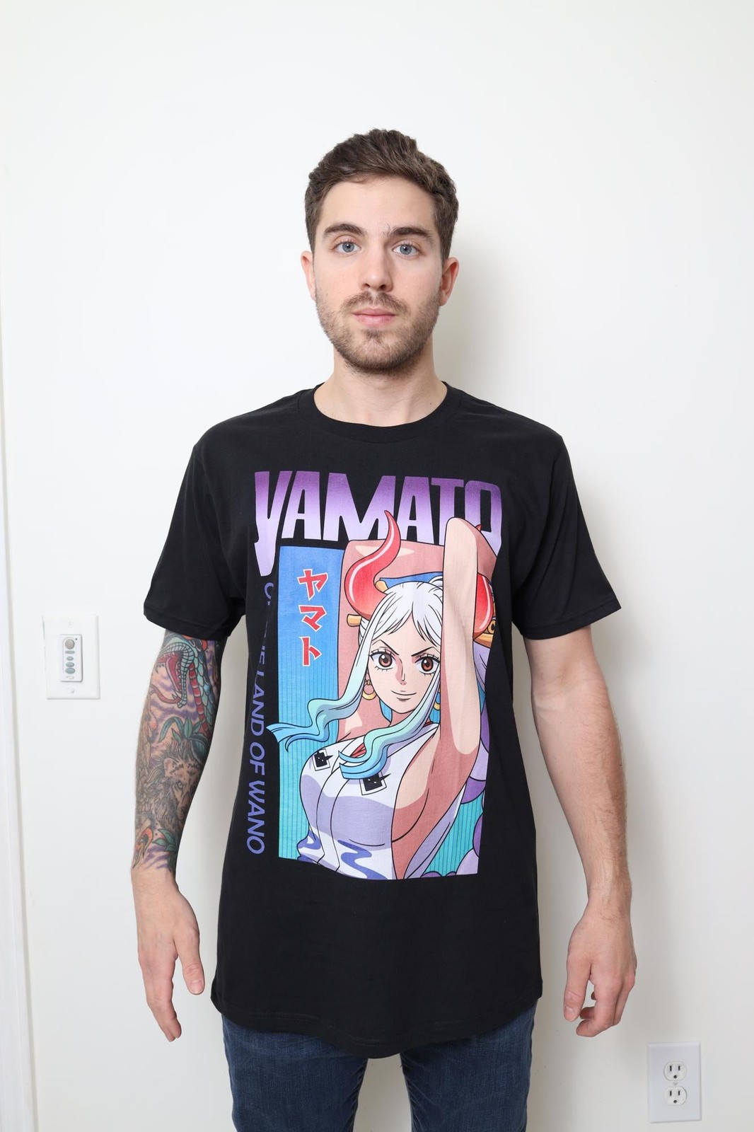 One Piece Yamato Three Haki Officially Licensed Men's Short Sleeve T-Shirt gallery