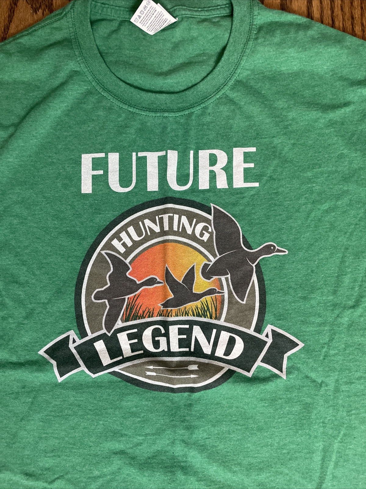 Men’s Hunting Legend Duck Hunting Green Short Sleeve Graphic Tee - Small gallery