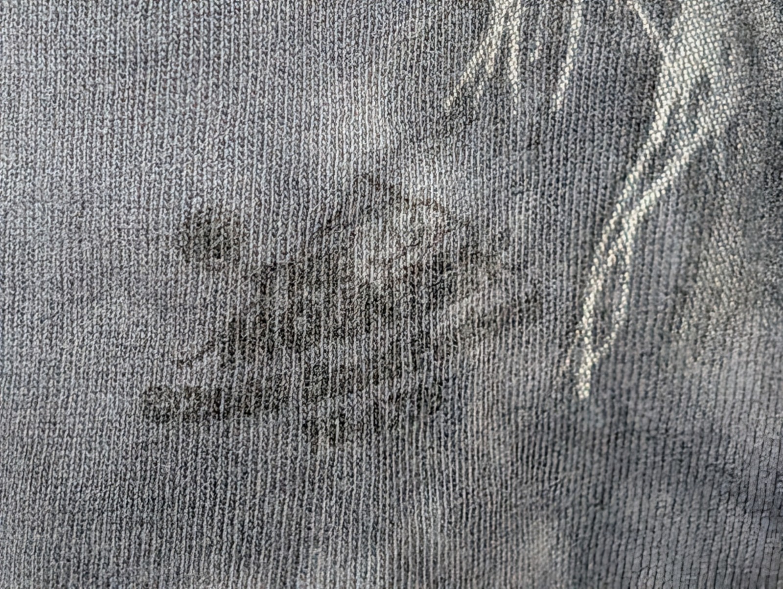 The Mountain Mens T-shirt Vintage Gray Breakthrough Wolf Leather Tag 2XL #6499 gallery