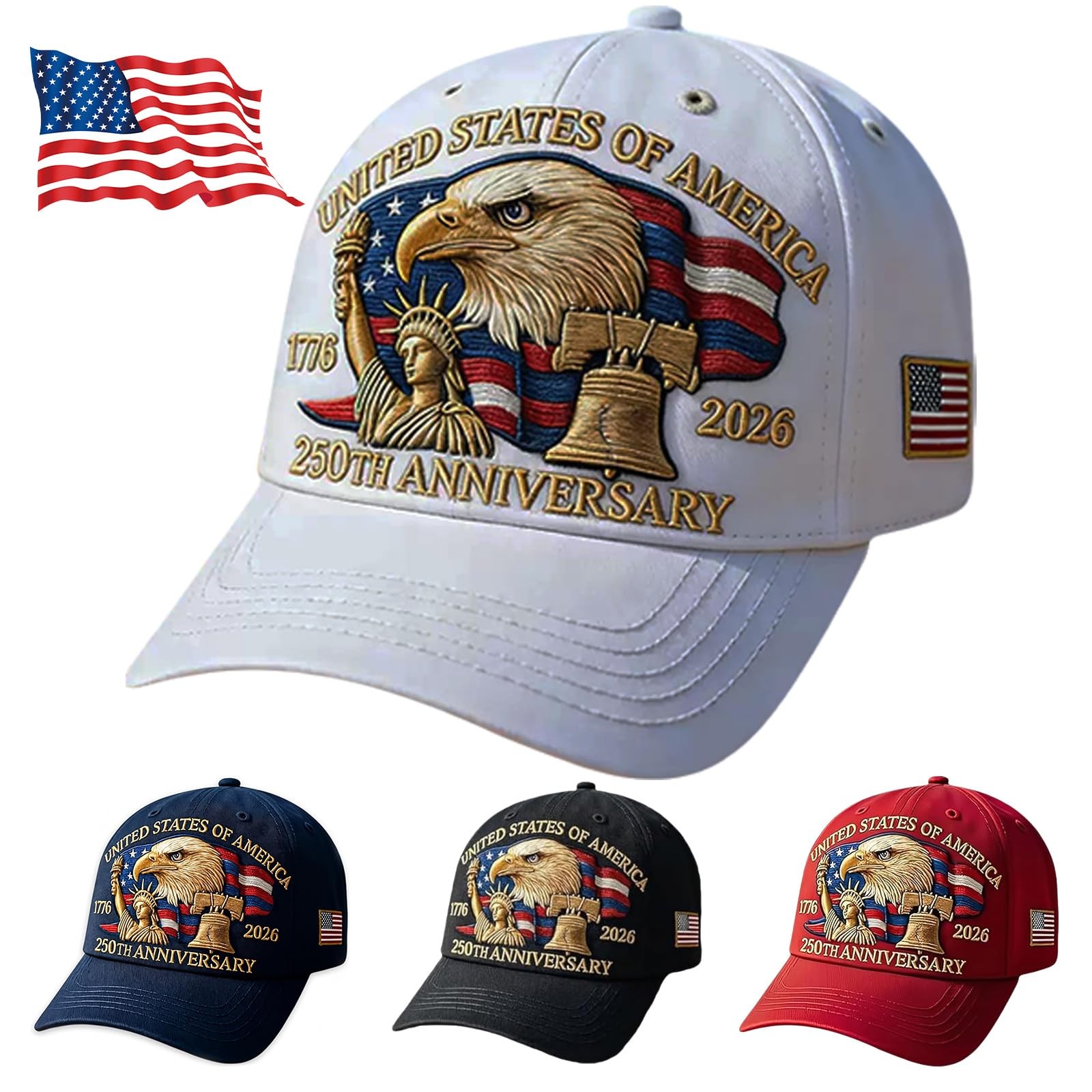 250th Anniversary USA Hat Adjustable United States 250th Anniversary Hat Ret... gallery