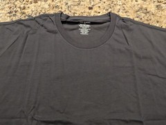 True Classic Men’s Classic Crew Neck Short Sleeve Tee Shirt Carbon Dark Gray 2XL