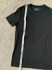 EXPRESS Super Soft Slim Men’s Black Crew Neck Short Sleeve T-Shirt Medium M