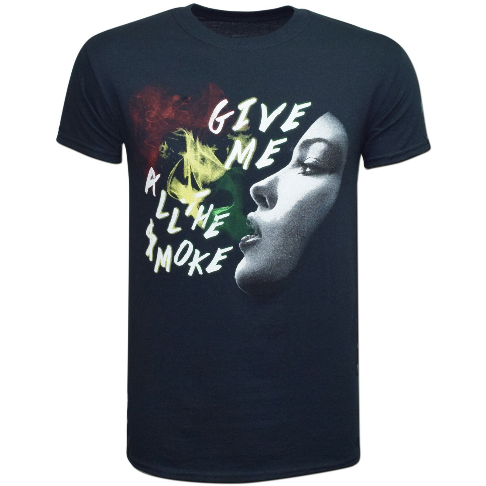 Give Me All The Smoke Screen Printed NEW T-Shirt Adult Tee Graphic Fashion