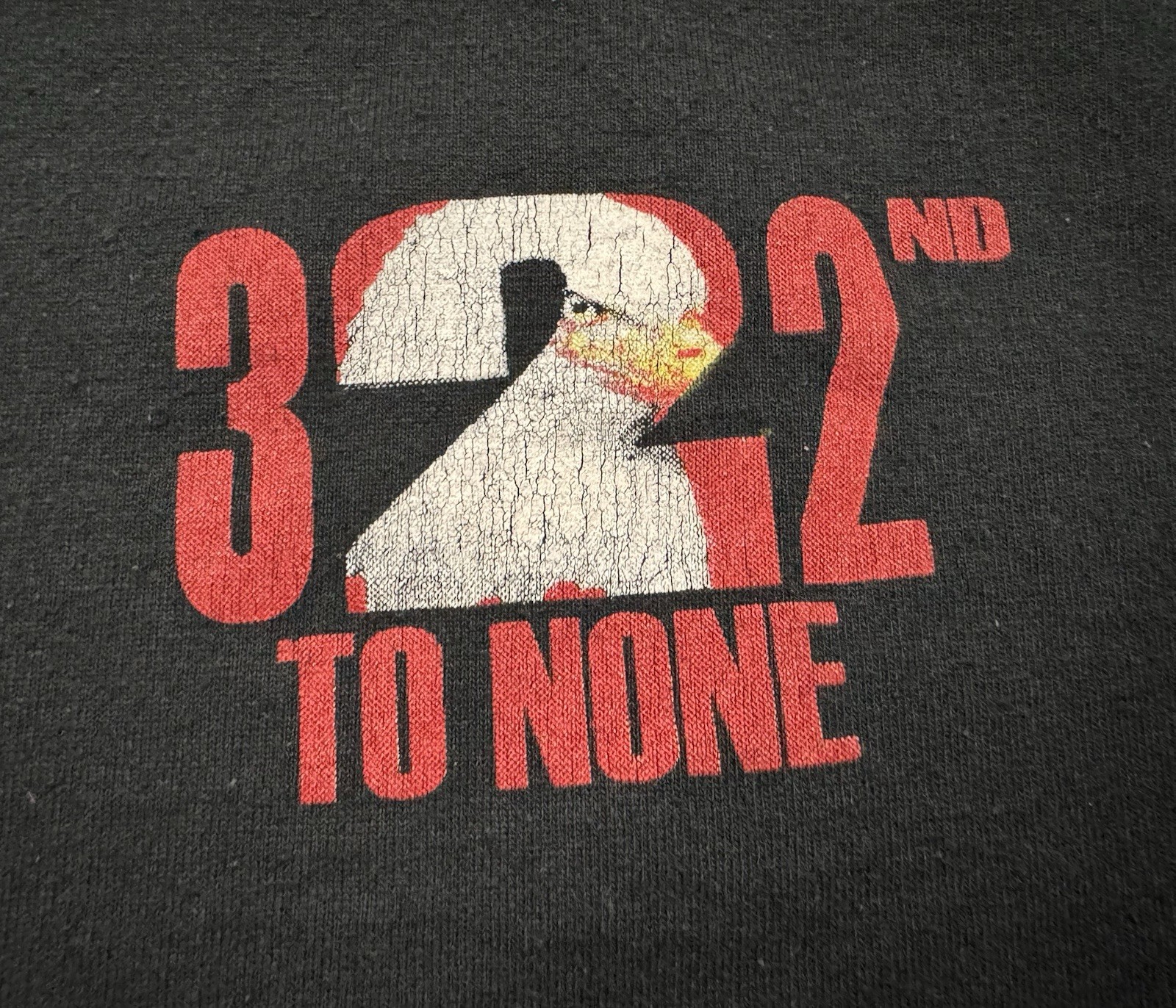 322nd TRS Training Squadron Shirt Mens Size XL Second To None Eagle Black Tee gallery