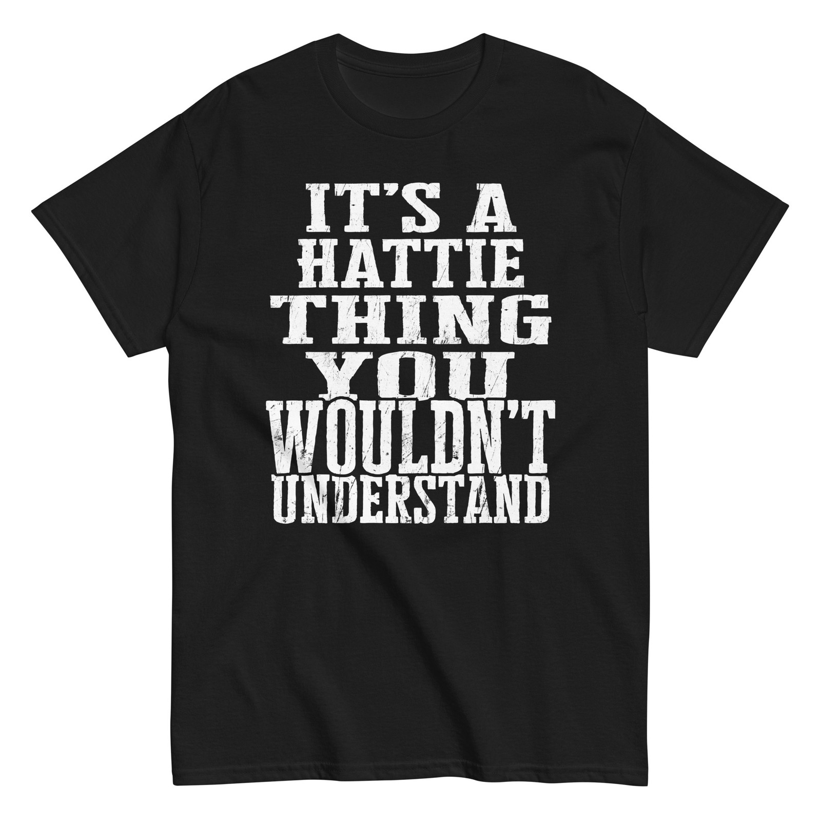 Its a Hattie Thing Family Reunion First Last Squad Name T Shirt