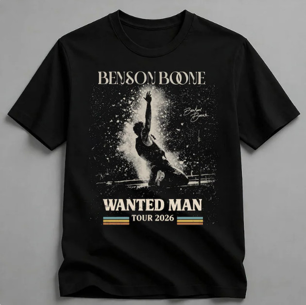 Benson Boone Wanted Man Tour 2026 Concert Tee