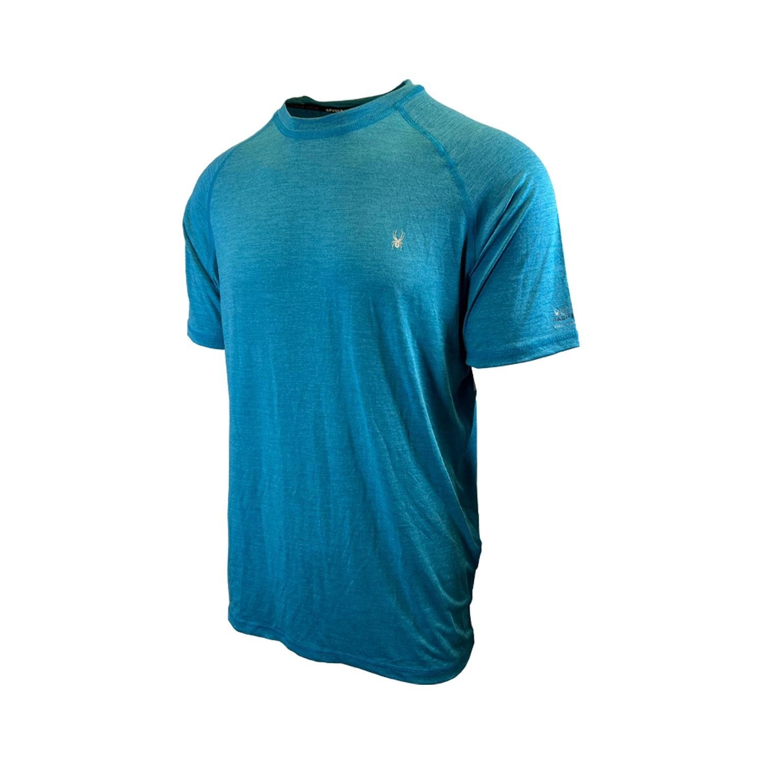 Spyder Swim Men's Solid T-Shirt Rashguard Quick Dry UPF Lightweight Hybrid S/S gallery