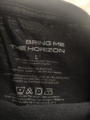 Bring me the horizon england post hard core double sided shirt