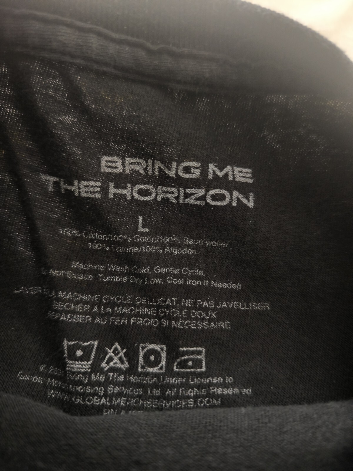 Bring me the horizon england post hard core double sided shirt gallery