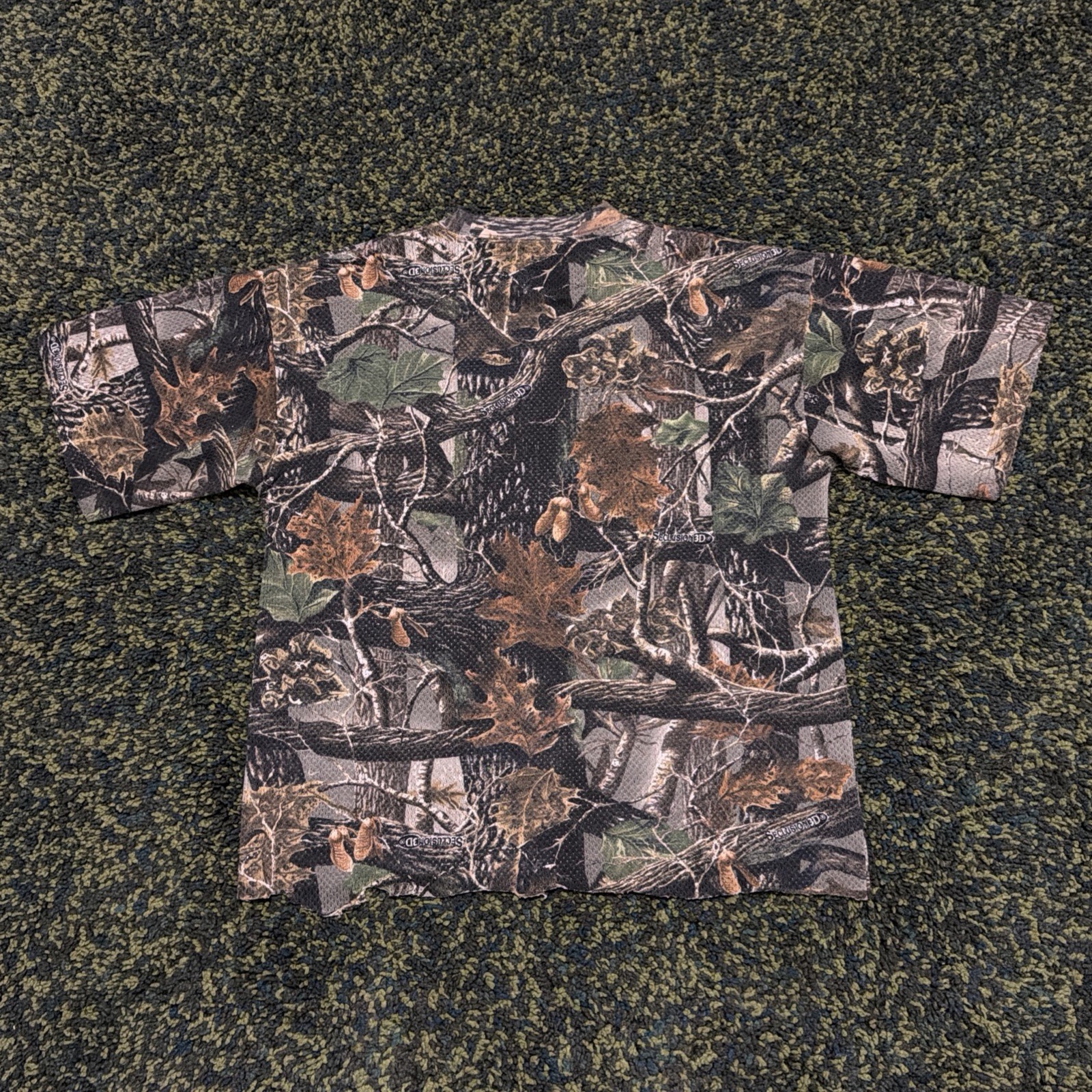 Cabelas Camo Hunting Boxy Cut Bottom T Shirt Mens Size Large Regular gallery
