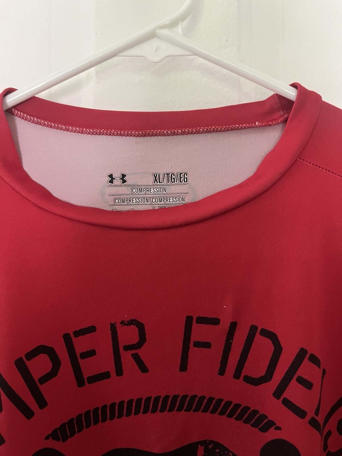 Under Armour US Marine red tshirt size XL Red And Black gallery