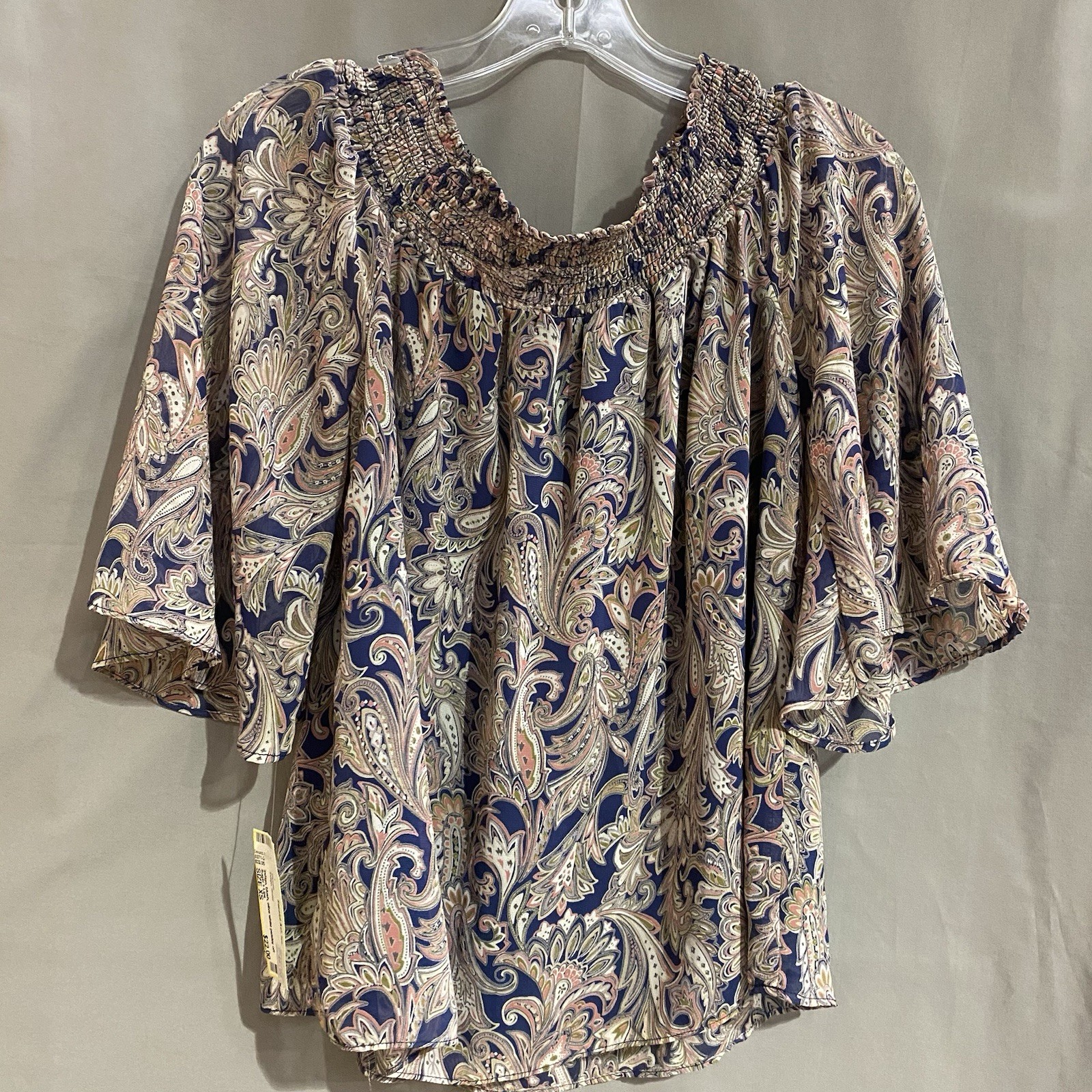 Sugar Lips paisley print blouse Size Extra Small TG2079 gallery