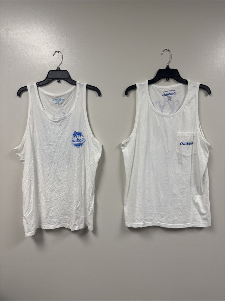 NWOT Chubbies 2 Tank Tops Large
