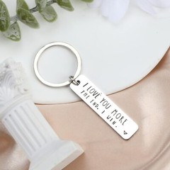 Love Keychain Gift for Couples Anniversary Valentines Day Gift for Boyfriend