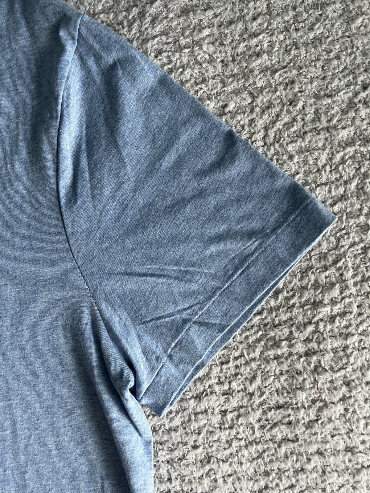 Polo Ralph Lauren Men’s T Shirt Sz XL Chambray Blue Custom Slim Fit Pony Preppy gallery