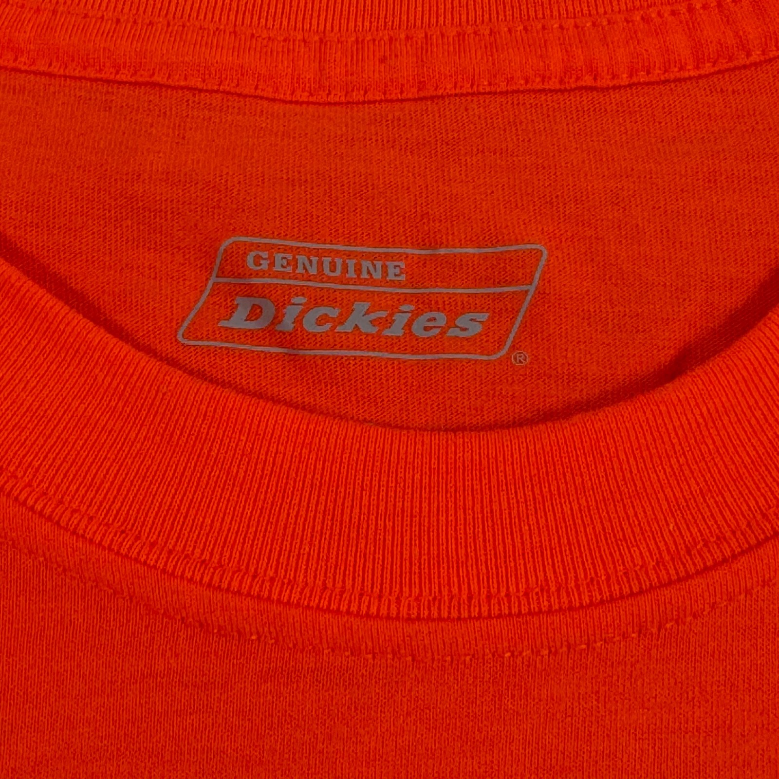 Dickies Create A World Without Bullying Orange Pocket T-Shirt Large Short Sleeve gallery