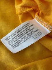 NWT AG Adriano Goldschmied Lyocell Cotton Spandex Yellow Tee Mens M