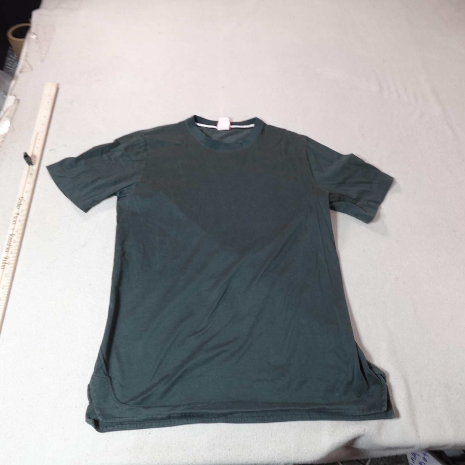 Nike Shirt Mens Large Green Crewneck Short Sleeve Casual Tee Workout Gym Run Jog gallery