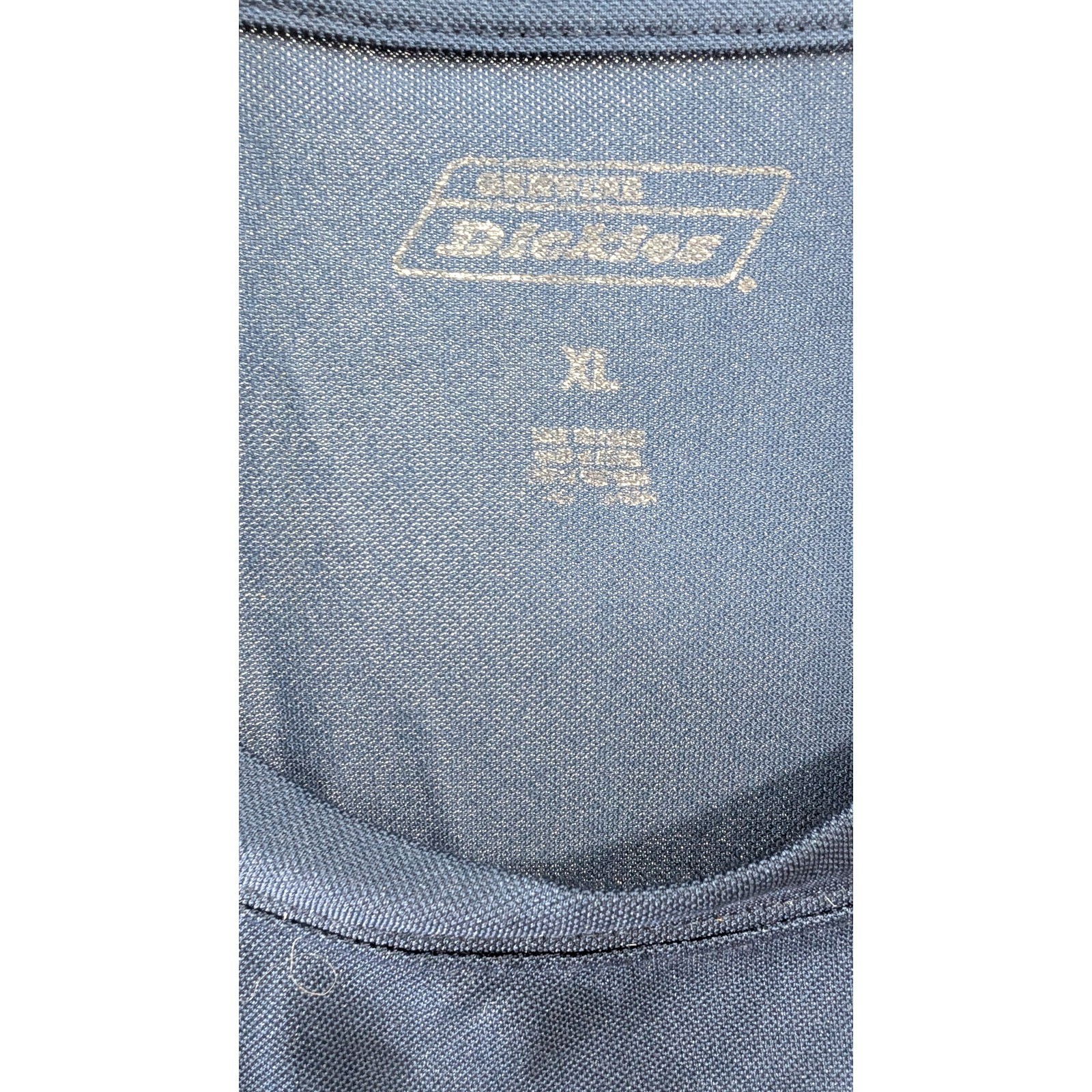 Genuine Dickies Men XL Navy Blue Short Sleeve Performance Wicking Pocket T-Shirt gallery