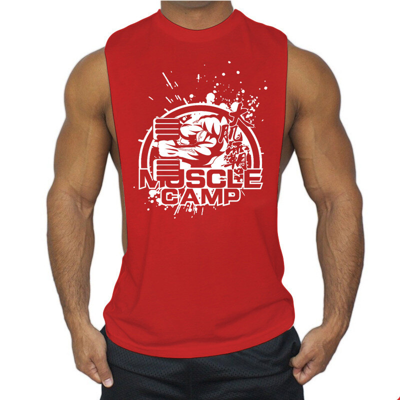 Sports Leisure Printing Quick-drying Breathable Vest Trendy Fitness Vest gallery