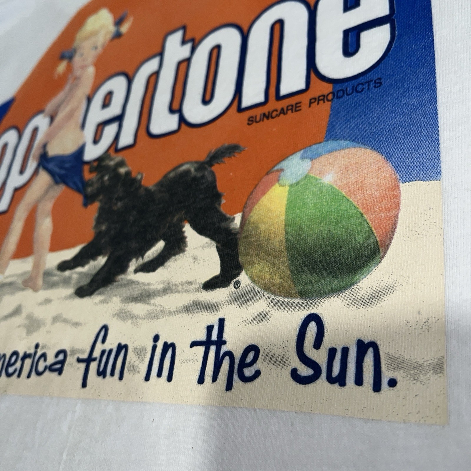 Vintage Fruit of The Loom Coppertone Men's Size XL T-Shirt Short Sleeve gallery