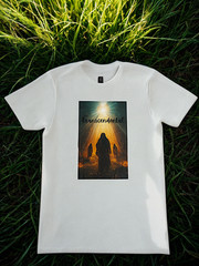 DTF Custom Made – TRANSCENDENTAL Short Sleeve T- Shirt – White SML