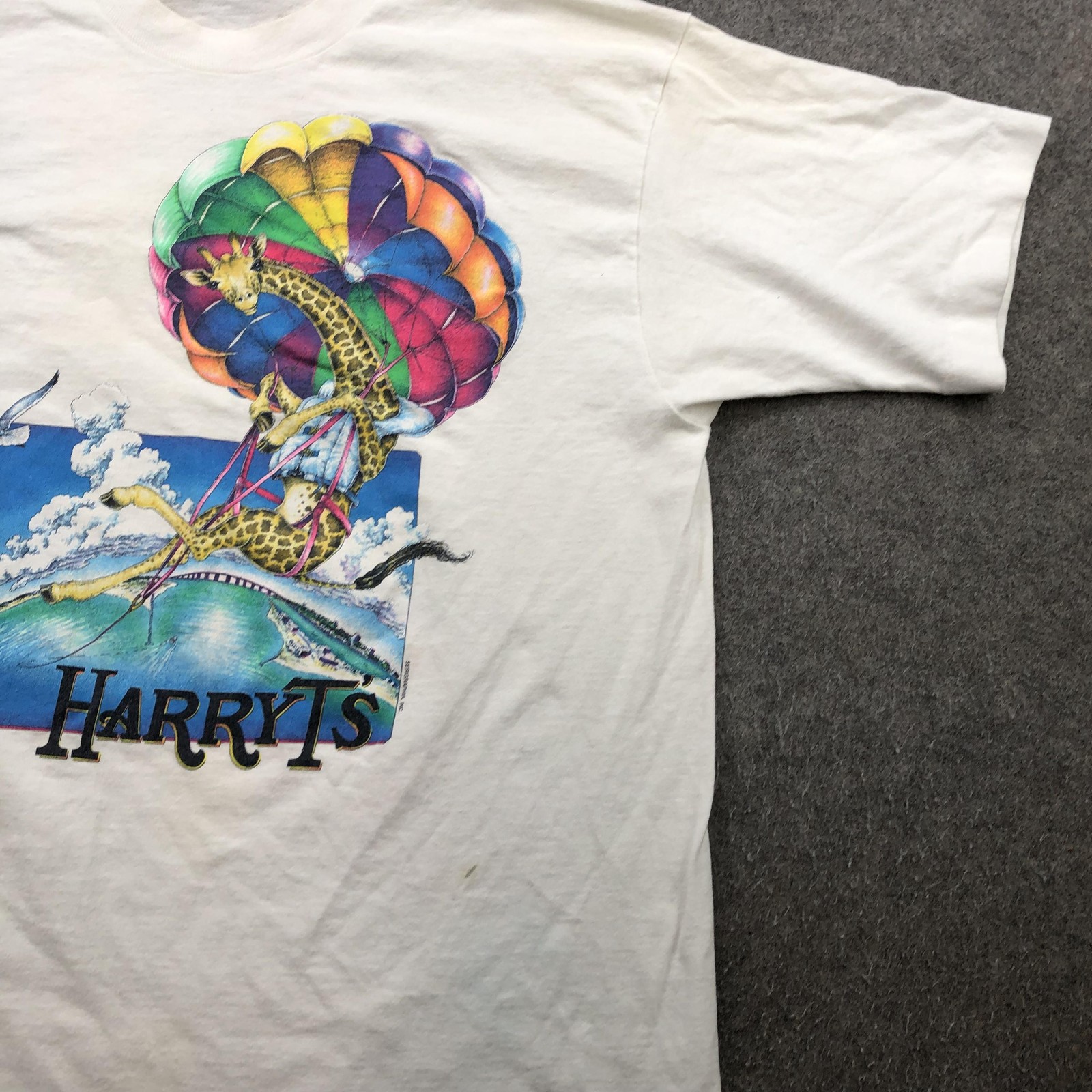 Vintage Harry T's Shirt Mens Large Destin Florida Double Sided Made USA 90s gallery