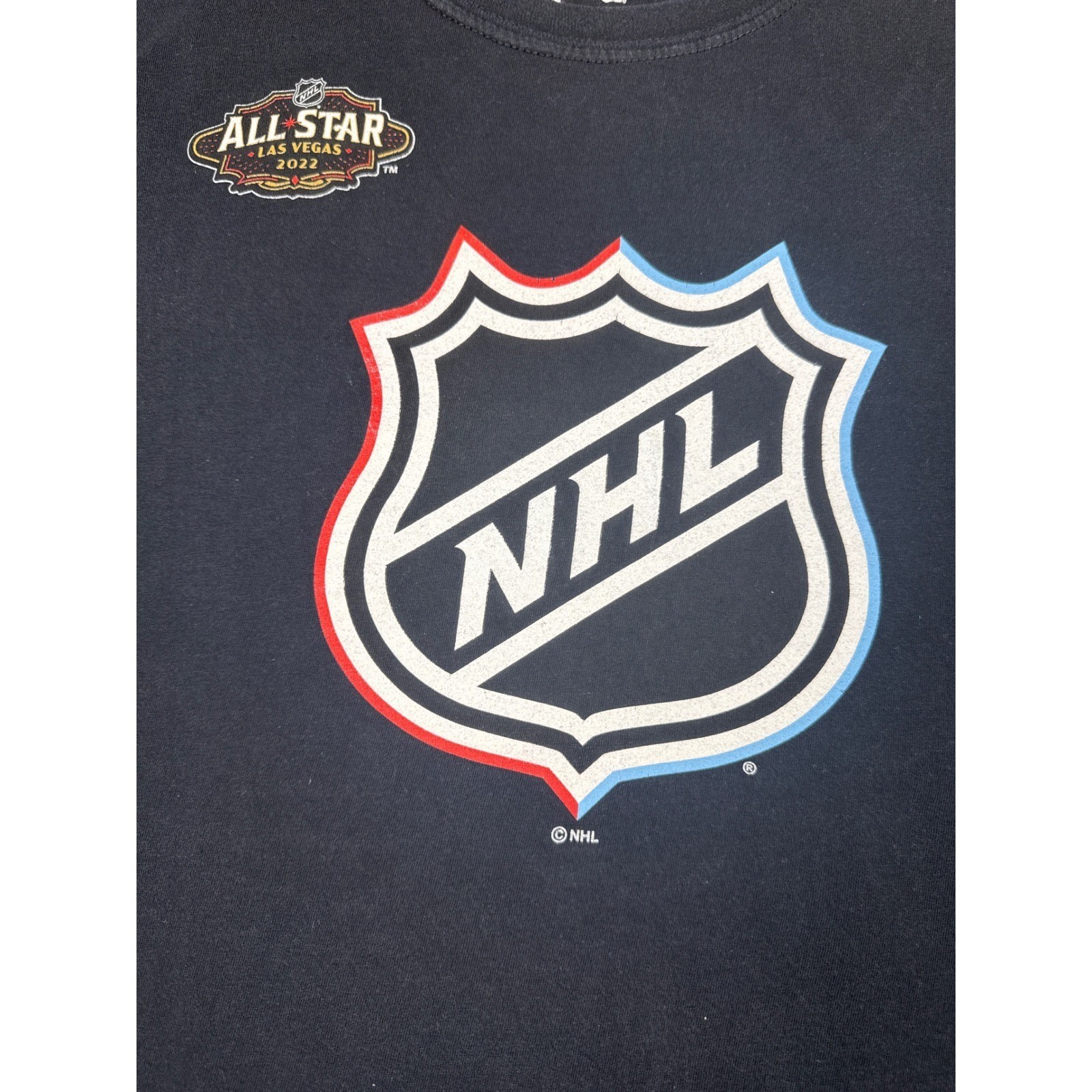 NHL All Star Las Vegas 2022 Black T-Shirt Men's Size XL gallery