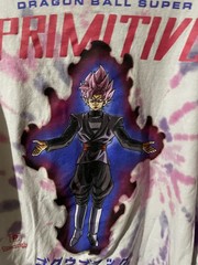Primitive x Dragon Ball Super Goku Black Rose Long Sleeve Shirt White Size XXL