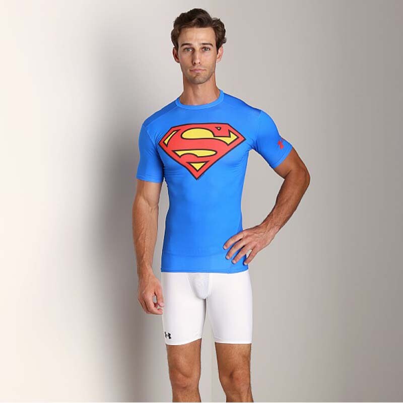 Under Armour x Superman Compression Shirt Blue (1244399-401) Men's size S-M gallery